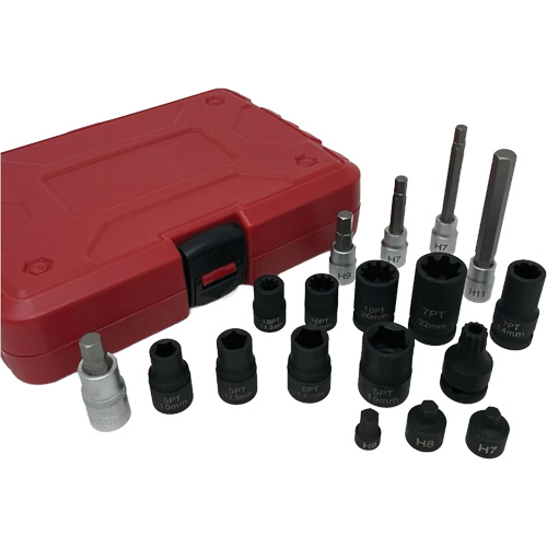 18-Piece Brake Caliper Socket Set Sécurité Médic
