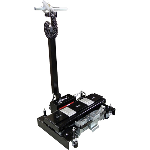Cric de service de plancher, 14 tonne(s) Capacit&eacute;, 8-1/4" Abaiss&eacute;e, 20" &eacute;lev&eacute;e, Air comprim&eacute;/hydraulique Sécurité Médic