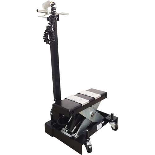 Low Profile Floor Service Jack, 12 Ton(s) Capacity, 7-1/2" Lowered, 15" Raised, Air Hydraulic Sécurité Médic