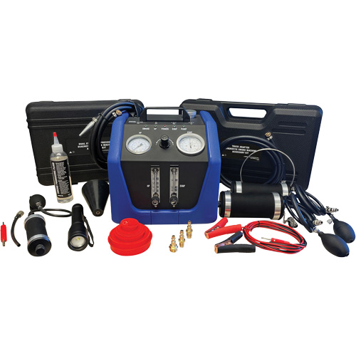 Dual EVAP/High Pressure Diagnostic Smoke Machine with Truck Adapter Accessory Kit Sécurité Médic