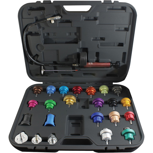 25-Piece Master Cooling System Pressure Test Kit Sécurité Médic