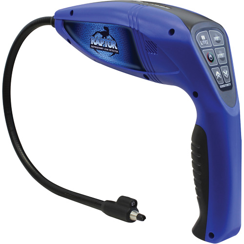 D&eacute;tecteur de fuite de r&eacute;frig&eacute;rant Raptor avec lumi&egrave;re UV bleue Sécurité Médic
