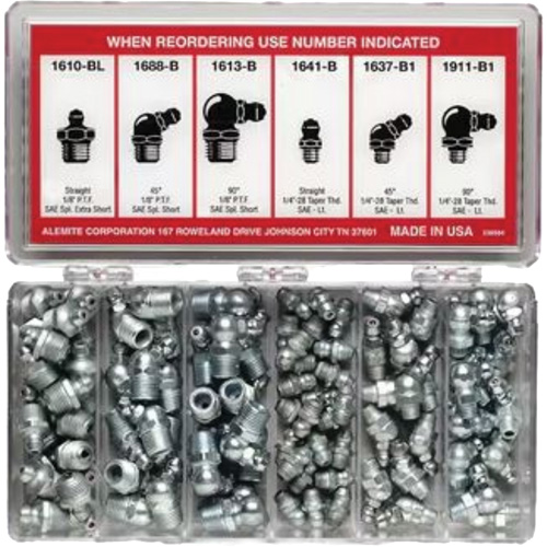 96-Piece Fitting Assortment with Box Sécurité Médic