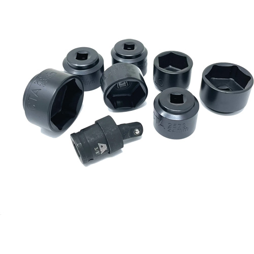 8 Pc. Extra-Low-Profile Oil Filter Socket Set Sécurité Médic