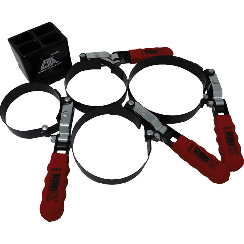 4 Pc. Oil Filter Wrench with Stand Sécurité Médic