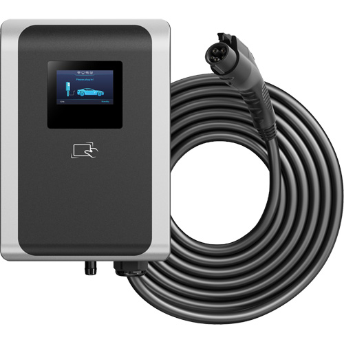 Chargeur pour VE commercial PulseQ AC Max, 80 A, Niveau 2 CA, Connecteur Type 1 (SAE J1772) Sécurité Médic