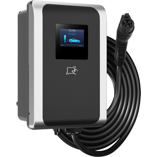 Chargeur pour VE commercial PulseQ AC Max, 80 A, Niveau 2 CA, Connecteur Type 1 (SAE J1772) Sécurité Médic