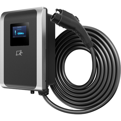 Chargeur pour VE commercial PulseQ AC Max, 48 A, Niveau 2 CA, Connecteur Type 1 (SAE J1772) Sécurité Médic