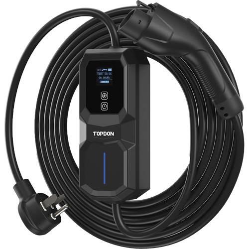 PulseQ AC Portable NEMA 6-50 Plug, 32 A, Level 2 AC, Type 1 (SAE J1772) Connector Sécurité Médic