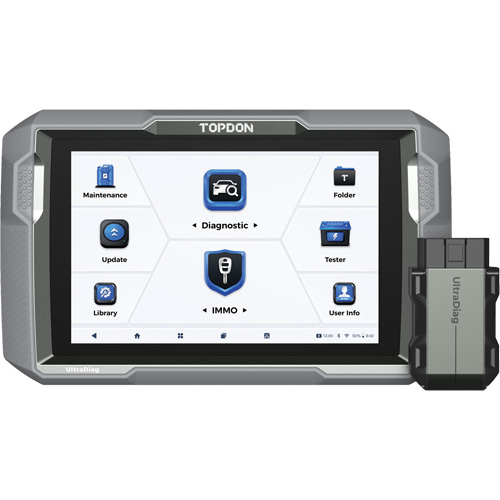 UltraDiag 8" Scan Tool & Key Programming with Bi-Directional Controls Sécurité Médic