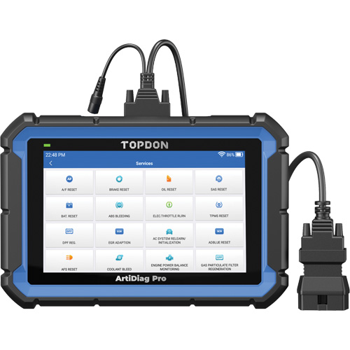 Outil de diagnostic ArtiDiag Pro 7" avec fonctions de service et commandes bidirectionnelles Sécurité Médic