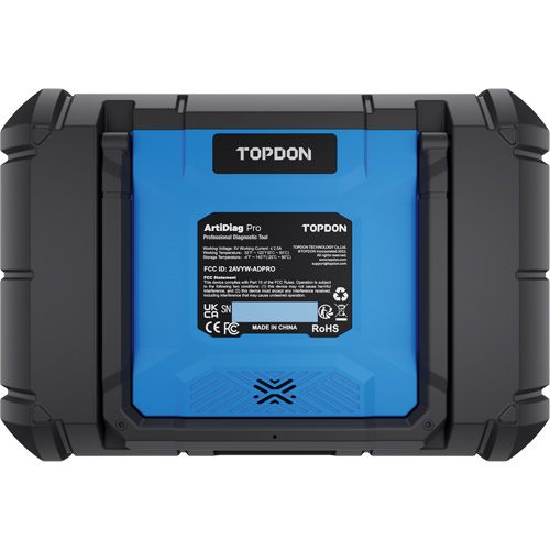 Outil de diagnostic ArtiDiag Pro 7" avec fonctions de service et commandes bidirectionnelles Sécurité Médic