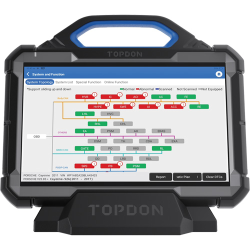 Phoenix Max with Scope 13.3" OE-Level Scan Tool, Docking Station & 4 Channel Oscilloscope Sécurité Médic