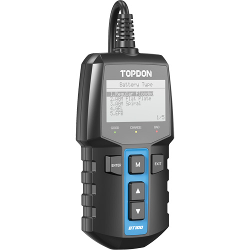 BT100 12V Battery & System Tester Sécurité Médic