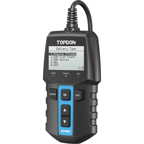 BT100 12V Battery & System Tester Sécurité Médic