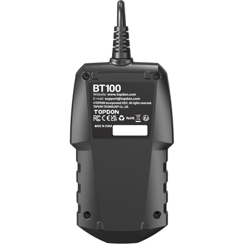 BT100 12V Battery & System Tester Sécurité Médic