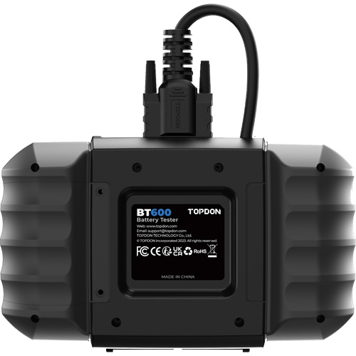 BT600 12V Battery & 12V/24V System Tester with Built-in Printer Sécurité Médic