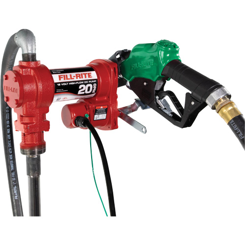 12V Fuel Transfer Pump with Nozzle Sécurité Médic