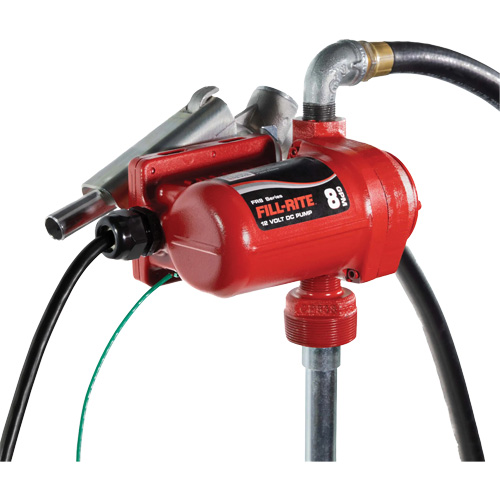 12V DC Fuel Transfer Pump with Nozzle Sécurité Médic