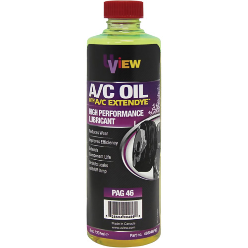 PAG 46 Oil with A/C ExtenDye, 237 ml, Bottle Sécurité Médic