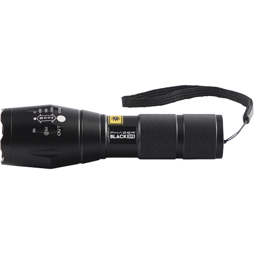 UView&reg; Phazer BLACK 395 Rechargeable UV Leak Detection Light Sécurité Médic