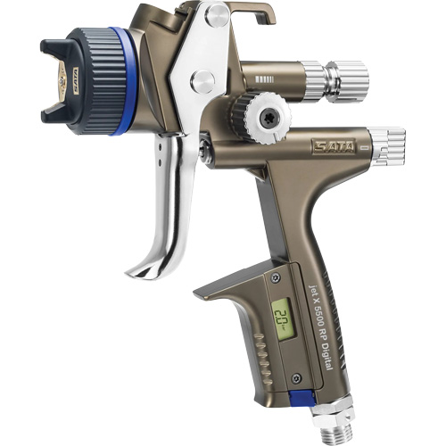 X5500 RP 1.3 I RPS D DIGI psi Premium Paint Spray Gun for Automotive Refinishing, 1/4" NPT Air Inlet, 10.24 CFM, 0.6 L/0.9 L Capacity, 0.17 PSI Sécurité Médic