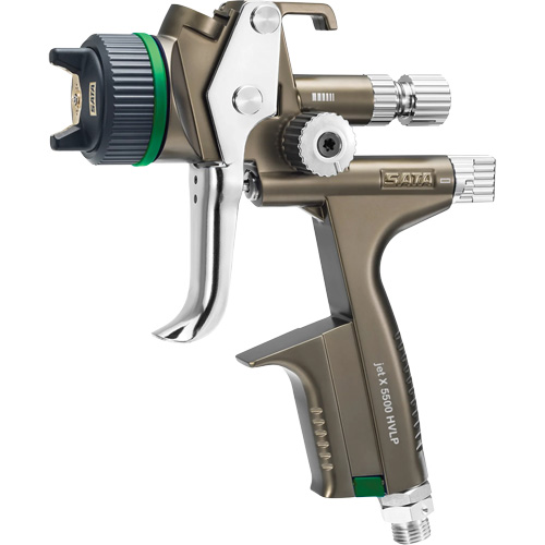 Pistolet de peinture de premi&egrave;re qualit&eacute; pour la peinture automobile X 5500 HVLP 1,3 I RPS D, Entr&eacute;e d'air 1/4" NPT, 15,19 pi³/min, Capacit&eacute; 0,6 L/0,9 L, 0,17 psi Sécurité Médic