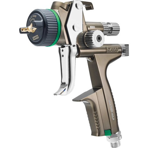 Pistolet de peinture de premi&egrave;re qualit&eacute; pour la peinture automobile X 5500 HVLP 1,3 I RPS D, Entr&eacute;e d'air 1/4" NPT, 15,19 pi³/min, Capacit&eacute; 0,6 L/0,9 L, 0,17 psi Sécurité Médic