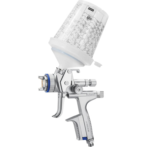 5000 B RP Nozzle 1.4 RPS Paint Spray Gun with Multi-Purpose Cup, 1/4" NPT Air Inlet, 10.24 CFM, 0.3 L/0.6 L/0.9 L Capacity, 0.17 PSI Sécurité Médic
