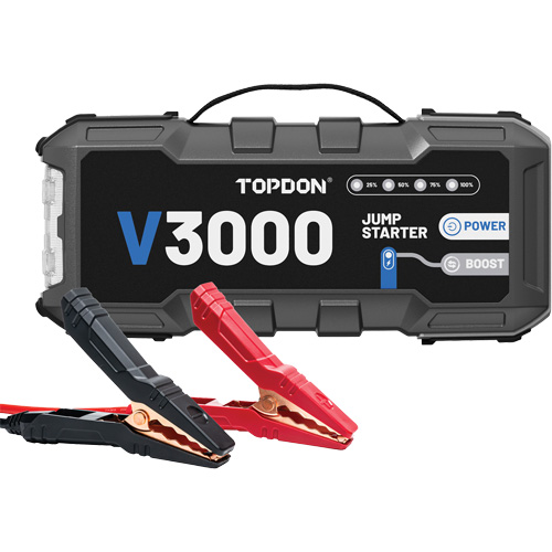 V3000 Jump Starter, Power Bank & Flashlight Sécurité Médic