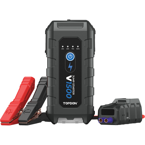 V1500 Jump Starter, Booster, Power Bank & Flashlight Sécurité Médic