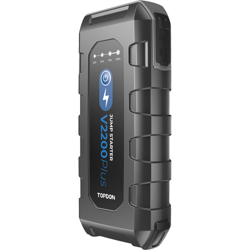 V2200Plus 2-in-1 2200 Peak Amp Jump Starter, Battery & System Tester Sécurité Médic