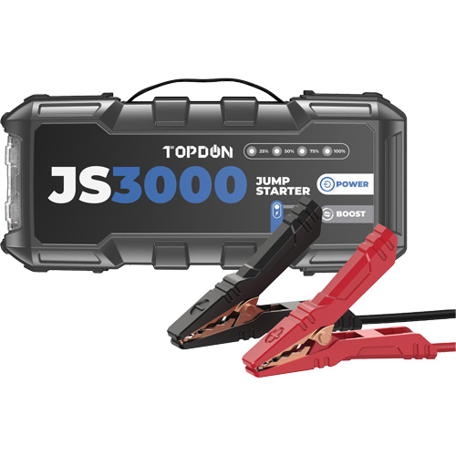 JumpSurge3000 Battery Jump Starter, Power Bank & Flashlight Sécurité Médic