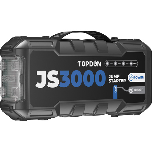 JumpSurge3000 Battery Jump Starter, Power Bank & Flashlight Sécurité Médic
