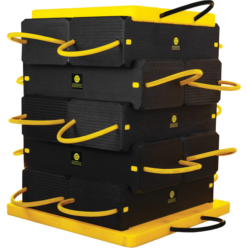 12-Piece CribLok Composite Cribbing System Kit Sécurité Médic