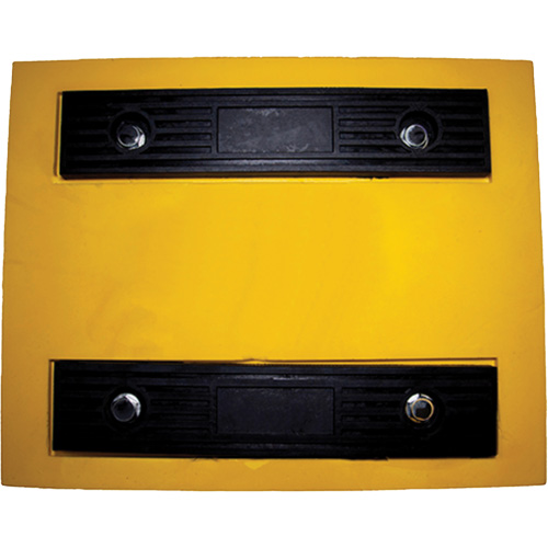 Cale de roue, Polyur&eacute;thane, Jaune, 15-1/4" la x 12-1/8'' p x 10-3/4" h Sécurité Médic