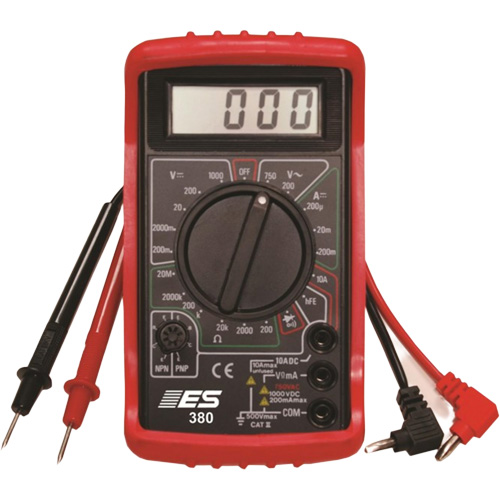 Digital Multimeter with Holster Sécurité Médic