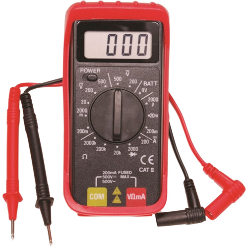 Digital Mini Multimeter with Holster Sécurité Médic