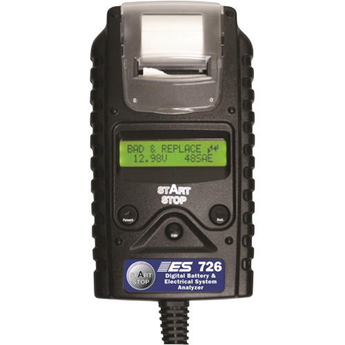 Digital Battery & Electrical System Analyzer with Printer Sécurité Médic