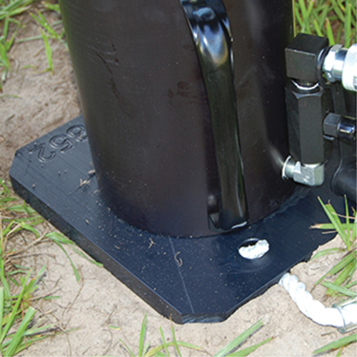 100-Ton Capacity Jack Support Plate Sécurité Médic