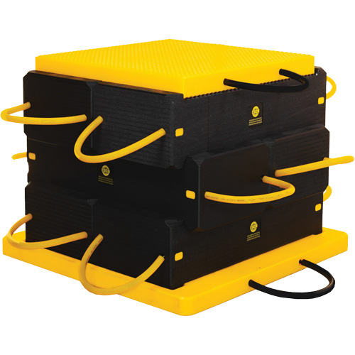8-Piece CribLok Composite Cribbing System Kit Sécurité Médic