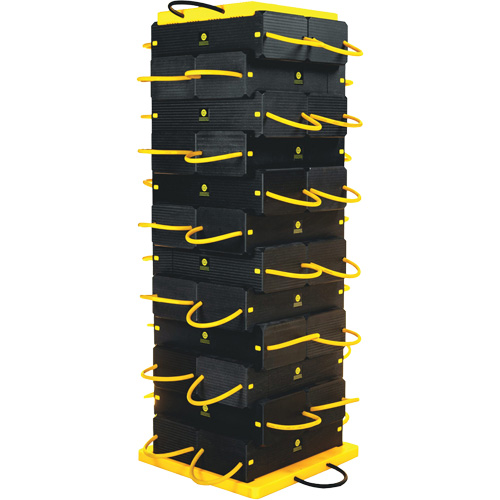 20-Piece CribLok Composite Cribbing System Kit Sécurité Médic