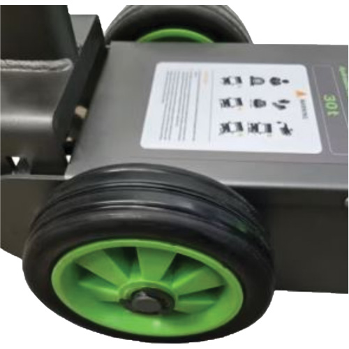 Cric &eacute;lectrique pour camions lourds, 30 tonne(s), Air comprim&eacute;/hydraulique Sécurité Médic