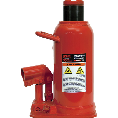 Professional Bottle Jack, 35 Ton(s), 17-39/125" Raised Height Sécurité Médic