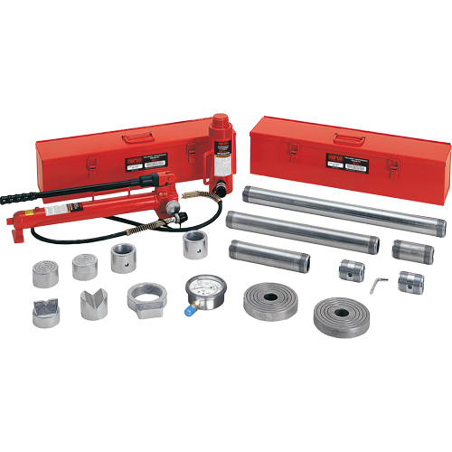 20-Ton Capacity Collision/Maintenance Repair Kit with Forged Adapters Sécurité Médic