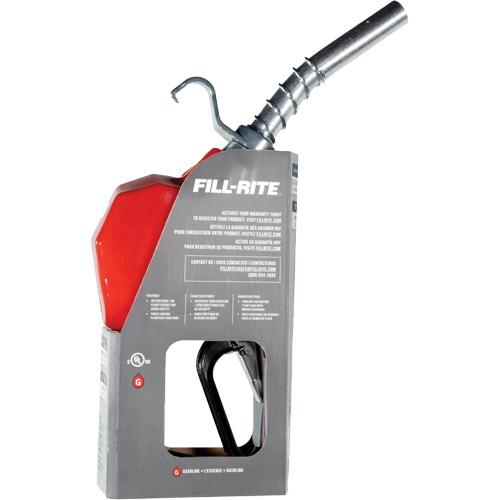 Red Automatic Gasoline Spout Nozzle Sécurité Médic