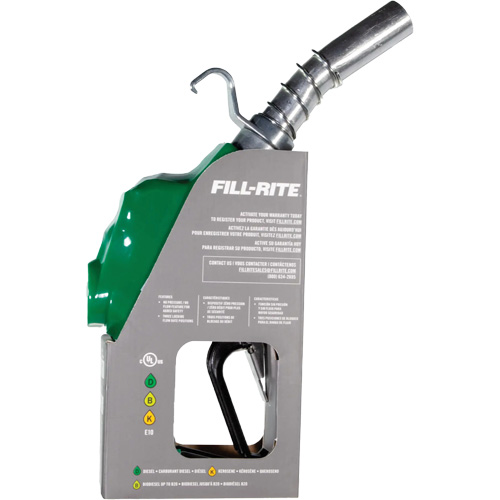 Green Automatic Diesel Spout Nozzle Sécurité Médic
