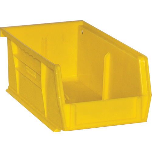 Hook-On Bins, 4" W x 3" H x 7" D, Yellow, 10 lbs. Capacity Sécurité Médic