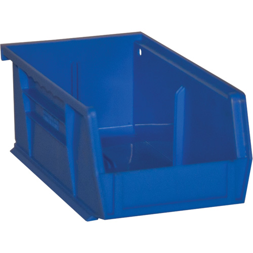 Hook-On Bins, 4" W x 3" H x 7" D, Blue, 10 lbs. Capacity Sécurité Médic