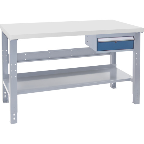 &eacute;tabli industriel, 72" la x 30" p x 34" h, Capacit&eacute; 1000 lb Sécurité Médic